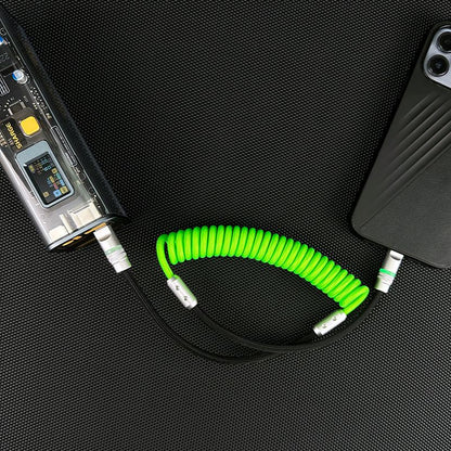 "Neon Chubby" New Spring Charge Cable