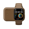 2 in 1 Mini Convenient Intelligent Wireless Charger For Apple Watch - Brown