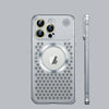 Aluminum Alloy Heat Dissipation Breathable Aromatherapy Case Suitable For iphone - Silver