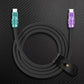 "Anodized Pro" 240W Reflective Shine Charge Cable C+Lightning