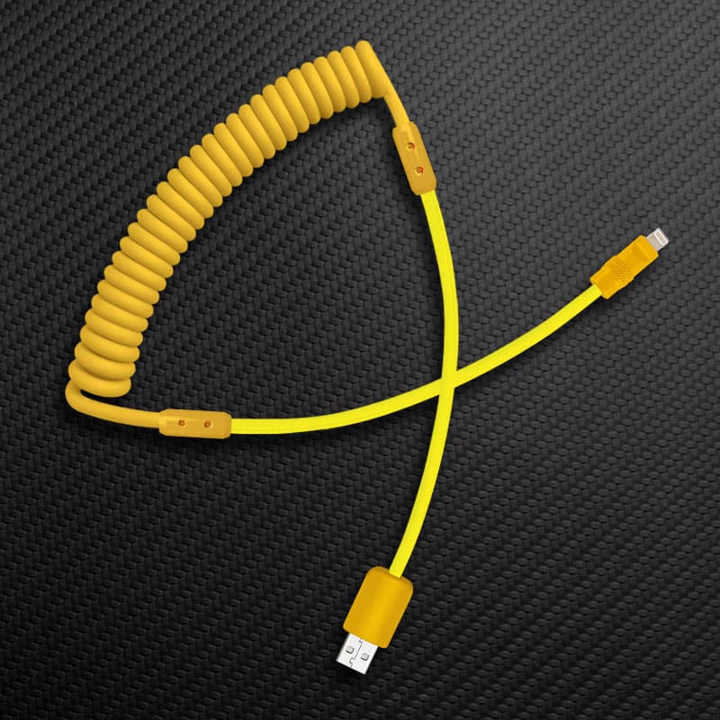 "Chubby Flex" Silicone Braided Solid Color Fast Charging Cable