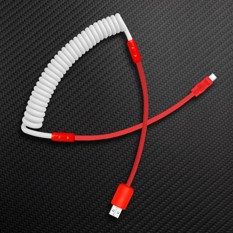 "Chubby Mood" Silicone Braided Fast Charging Cable #711