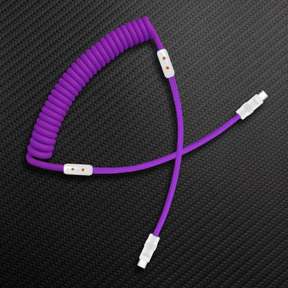 "Chubby Mood" Silicone Braided Fast Charging Cable #369