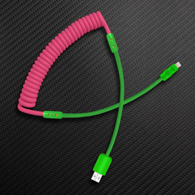 "Chubby Mood" Silicone Braided Fast Charging Cable #711