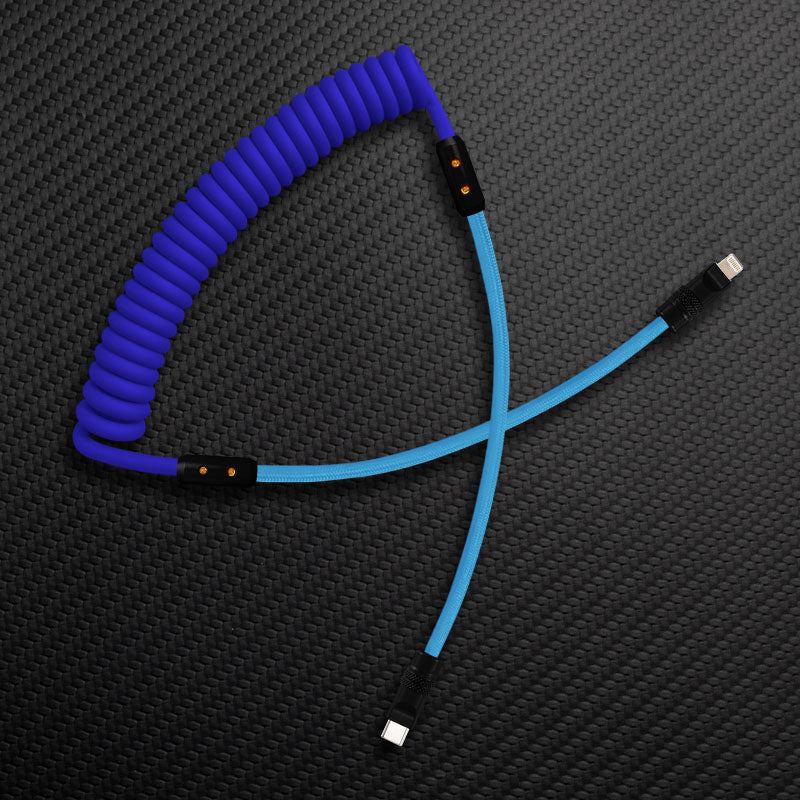 "Chubby Mood" Silicone Braided Fast Charging Cable #528