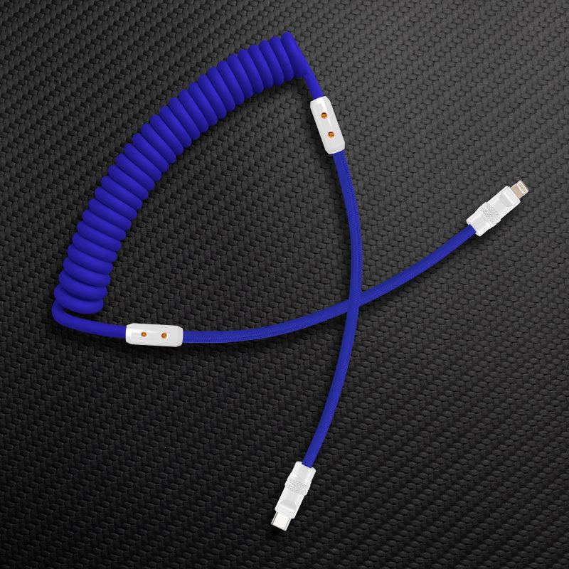 "Chubby Mood" Silicone Braided Fast Charging Cable #369