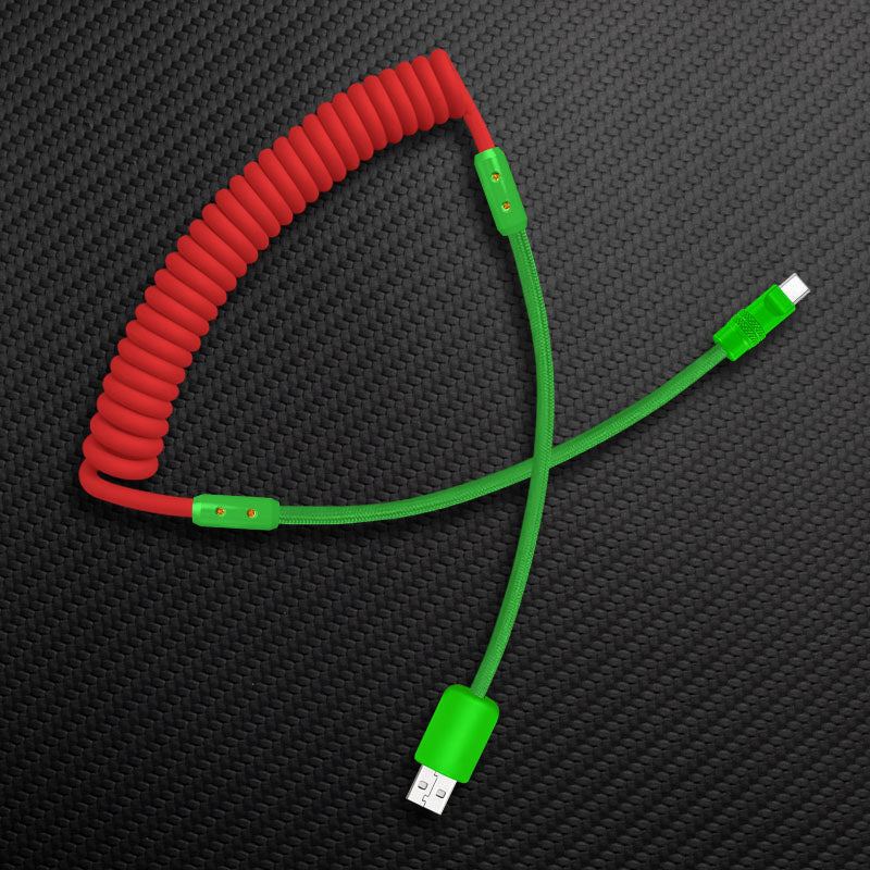 "Chubby Mood" Silicone Braided Fast Charging Cable #711