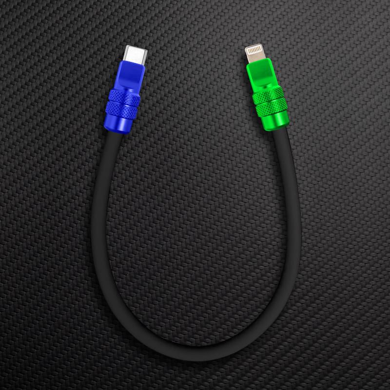 "Cute Anodized Pro" Power Bank Friendly Cable C+Lightning