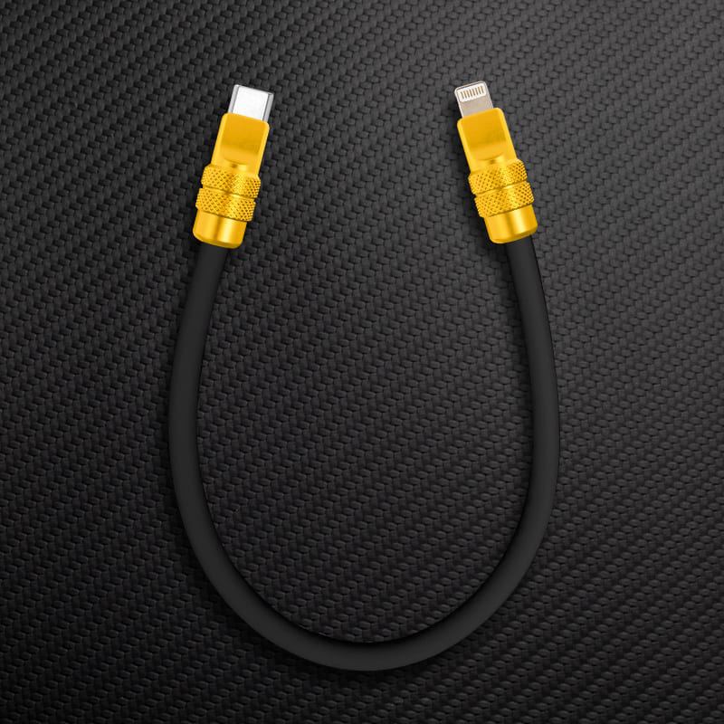 "Cute Anodized Pro" Power Bank Friendly Cable C+Lightning