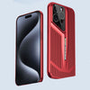 Electroplating Hollow Blade Heat Dissipation Case Suitable For iphone - Red