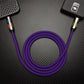 "GlowCharge Pro" 240W 4-in-1 Car Cable with Dynamic Lights