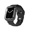 Mountaineering Silicone Monochrome Band for Apple Watch - Black