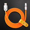 "Smile Chubby" 100W Fast Charge Cable With RGB Glow - Orange