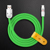 "Smile Chubby" 100W Fast Charge Cable With RGB Glow - Green