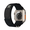 Sport Nylon Velcro Loop Band for Apple Watch - Black