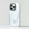 Summer Transparent Magnetic Self-Standing Phone Case - White
