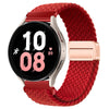 20mm & 22mm Solid Color Nylon Woven Magnetic Watch Strap for Samsung/Garmin/Fossil/Others - 04#