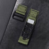 20mm & 22mm Outdoor Breathable Nylon Canvas Strap for Samsung/Garmin/Fossil/Others - Green