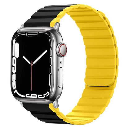 "Sport Two-Tone" Magnetic Silicone Apple Watch Strap