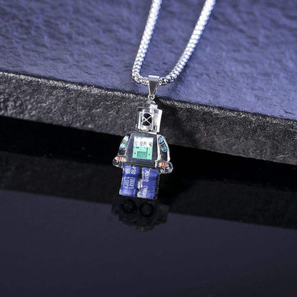 "Cyber Chic" Gear Electron Robot Necklace